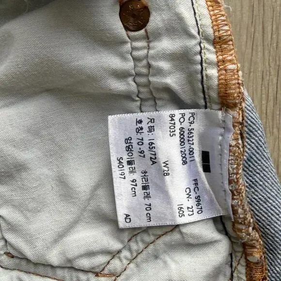 Levis 501 vintage cut off denim - Picture 6 of 6